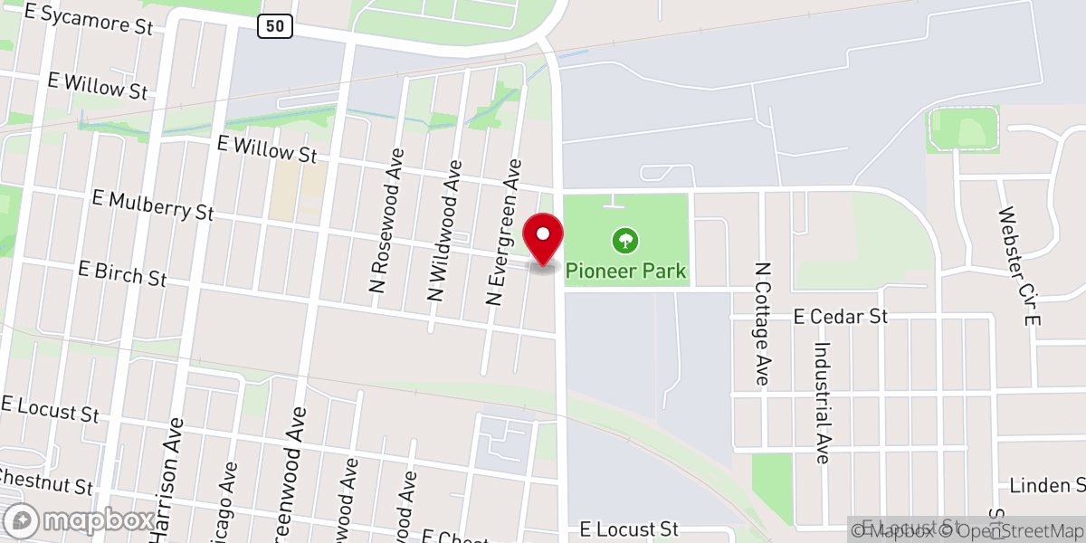 Map showing location of Fair Haven COGIC