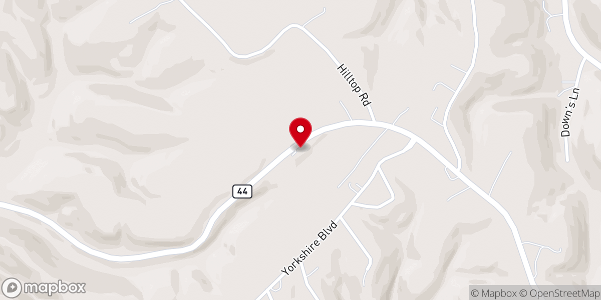 Map showing location of Mt. Eden Baptist Church
