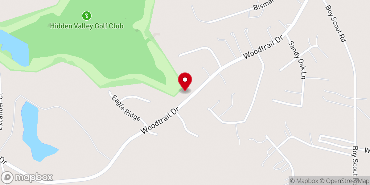 Map showing location of Breaking Chains Outreach Center