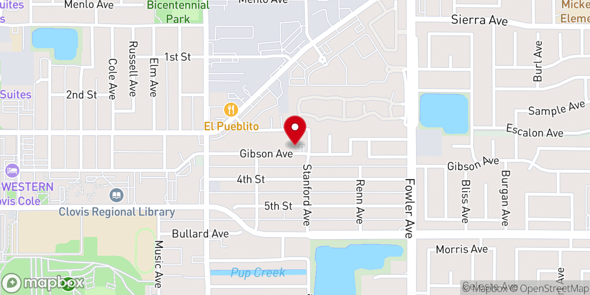 Map showing location of Mount Moriah Baptist Church