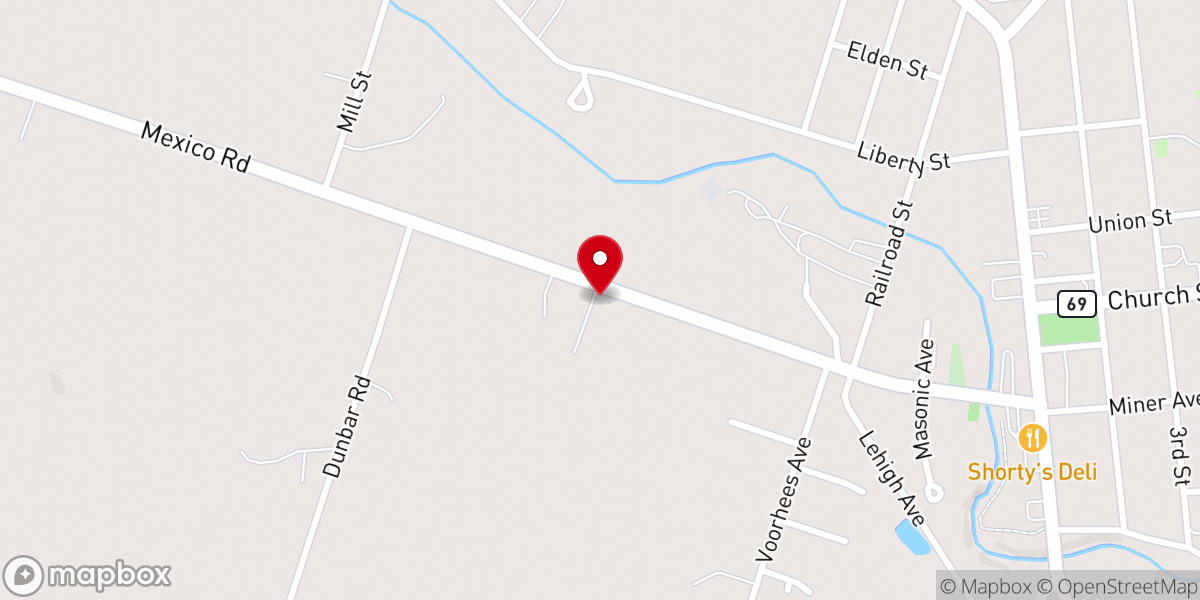 Map showing location of Sgt. Eli Parker Youth Center