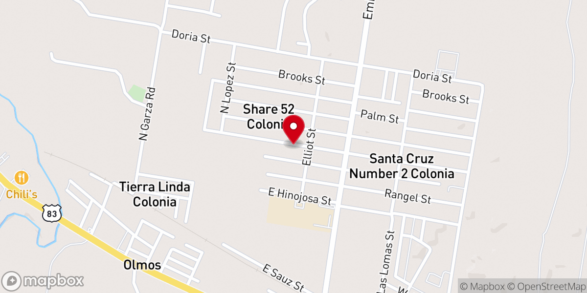 Map showing location of Maranatha Christian Church
