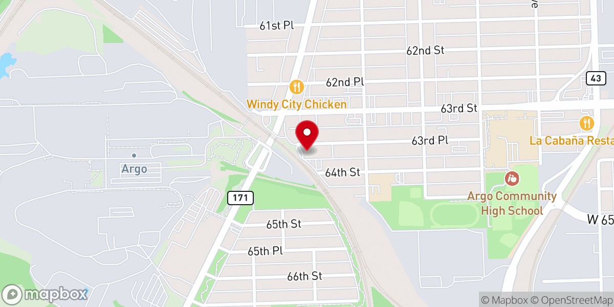 Map showing location of Shiloh Missionary Baptist Church