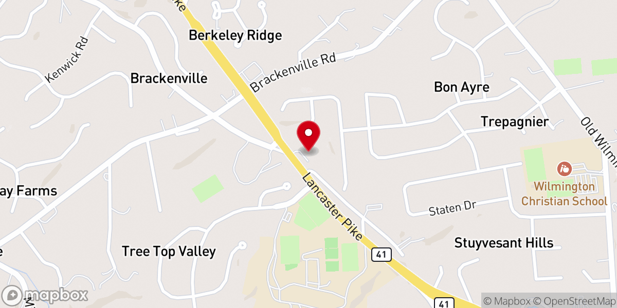 Map showing location of Trinity Community Church at The Well