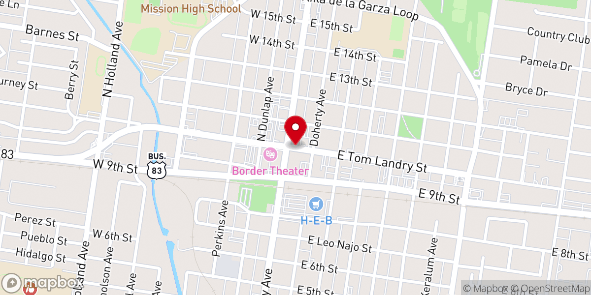 Map showing location of El Divino Redentor Asambleas De Dios Inc
