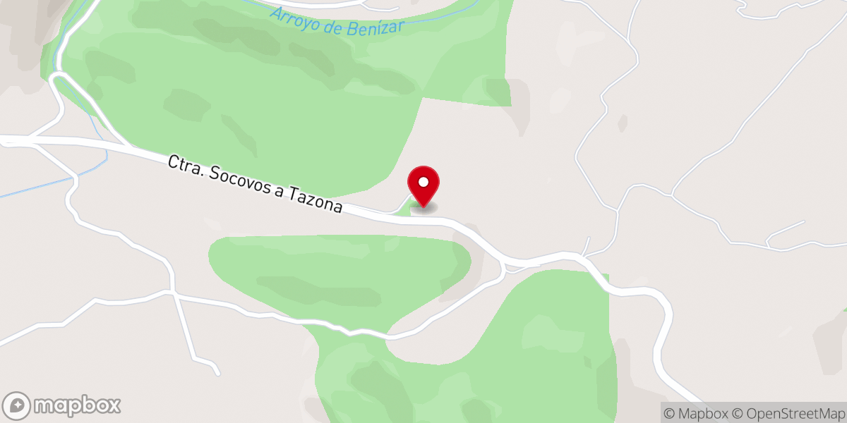 Map showing location of Ermita de San Felipe y Santiago