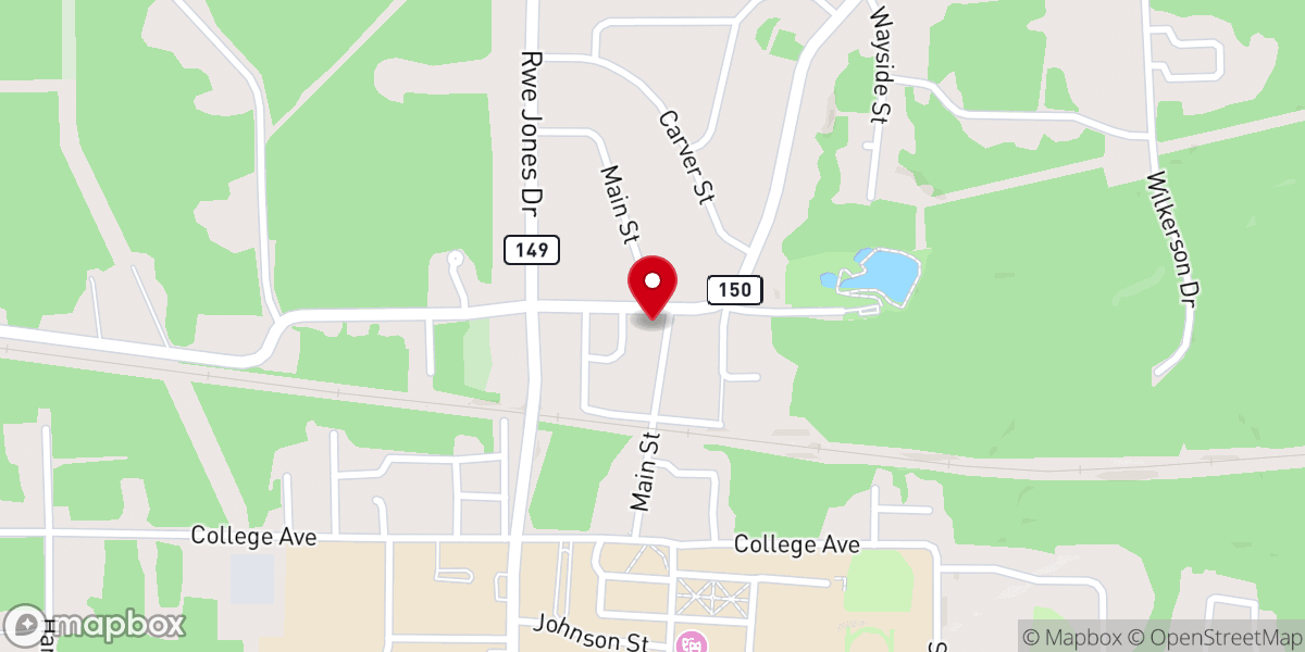 Map showing location of Bissic-Whittaker Christian Center