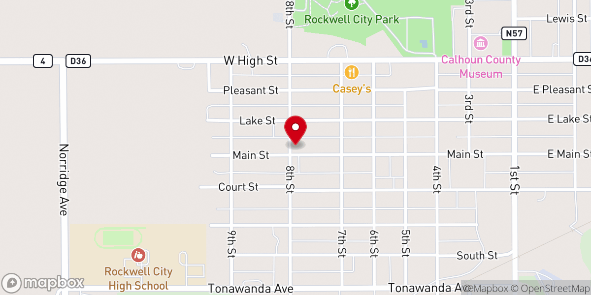 Map showing location of St Francis Catholic Church