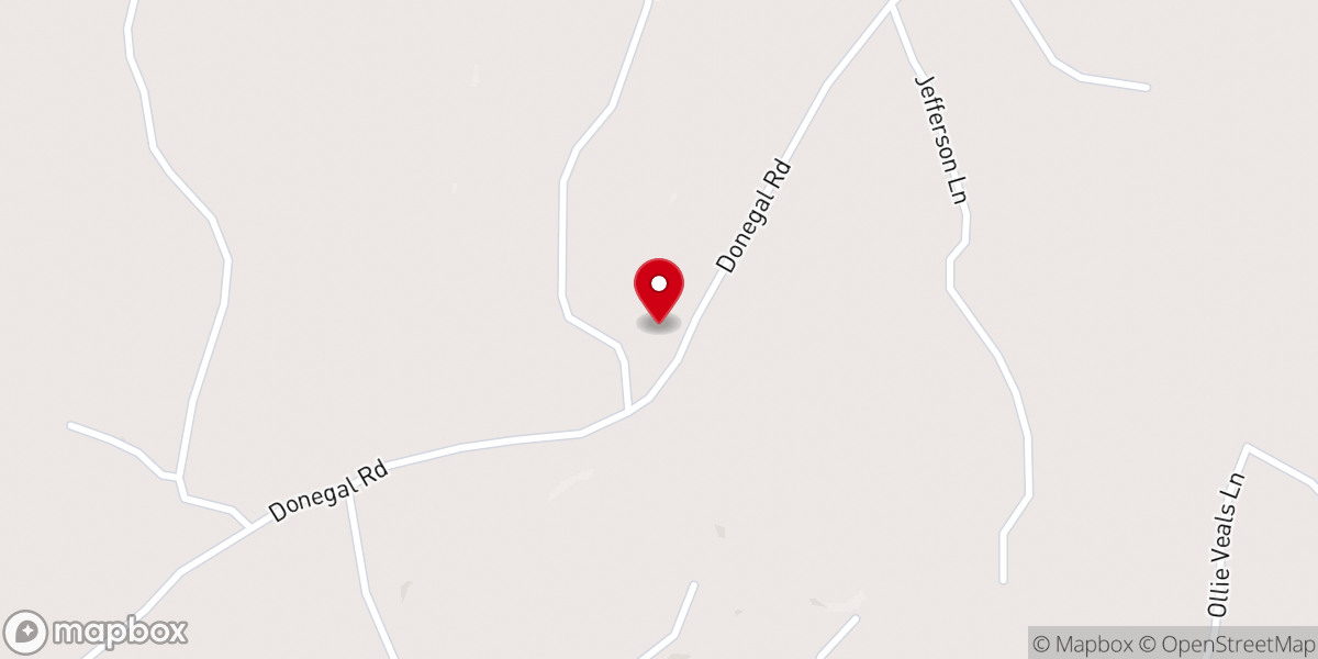 Map showing location of Mt Olive Baptist Church