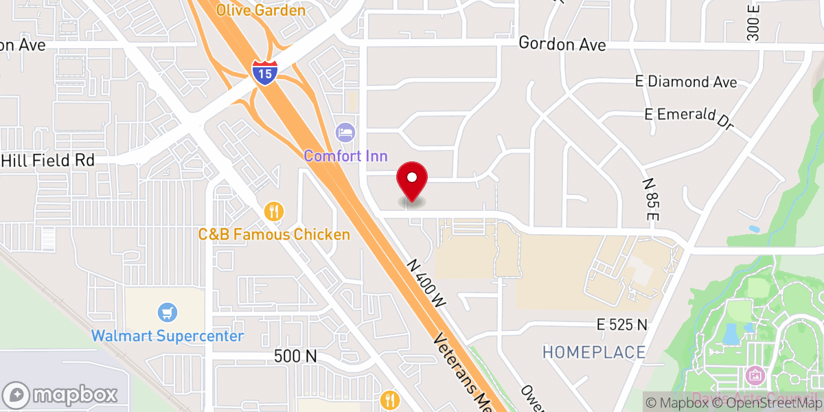 Map showing location of Iglesia Cristiana Manantial de Agua Viva