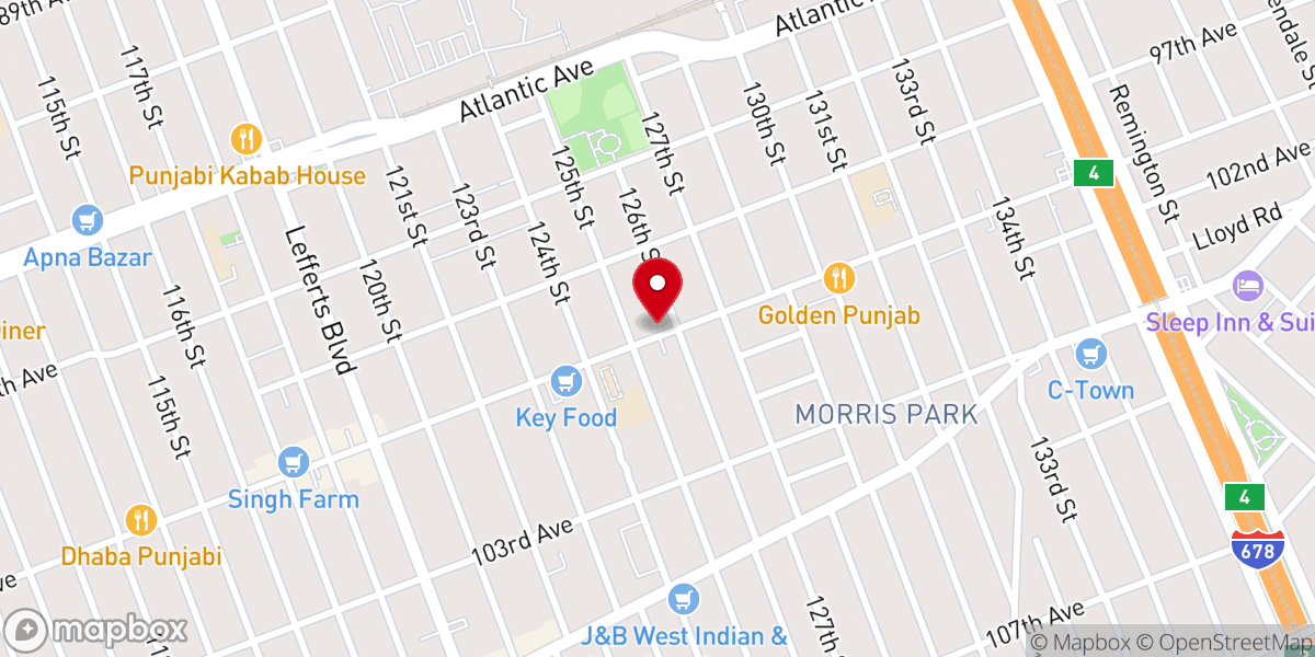 Map showing location of Richmond Hill Seventh-day Adventist Church