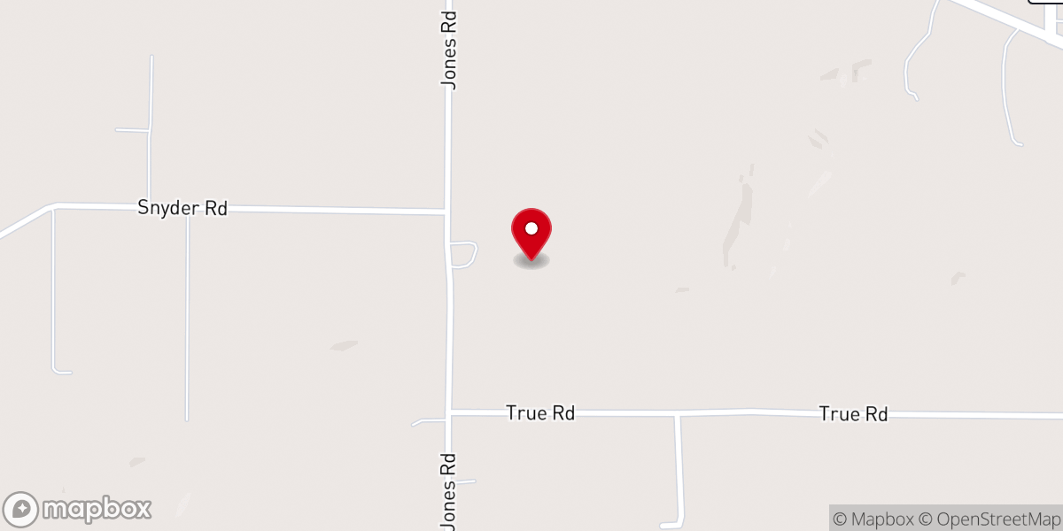 Map showing location of North Lake Weddings & Events