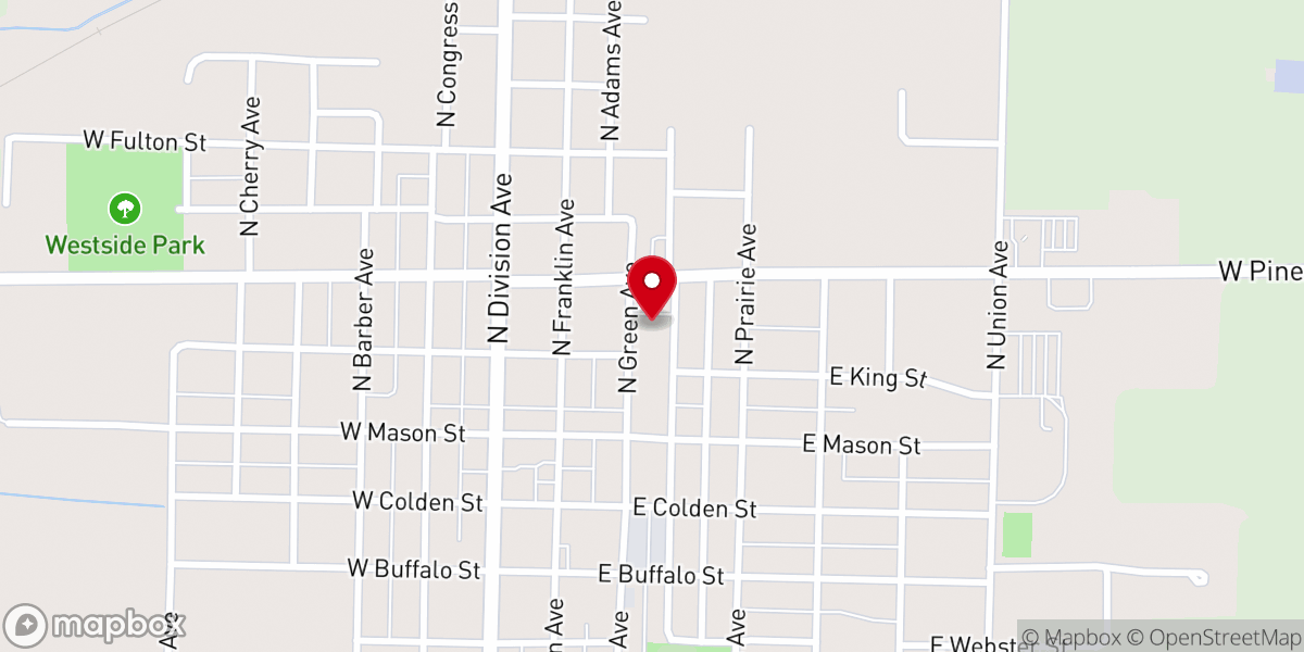 Map showing location of Crossroads Community Church - Polo