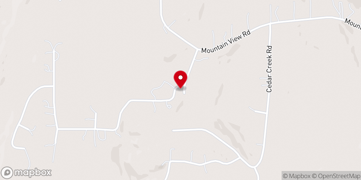 Map showing location of New Lebanon Church