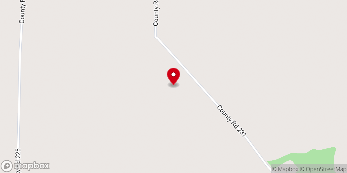 Map showing location of Feltner Church