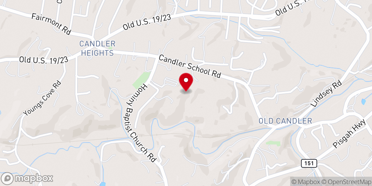 Map showing location of What Would Jesus Do