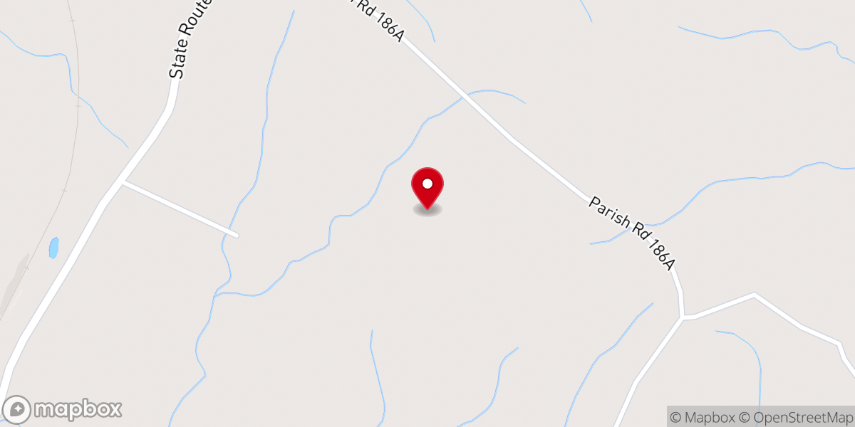 Map showing location of Grant Parish