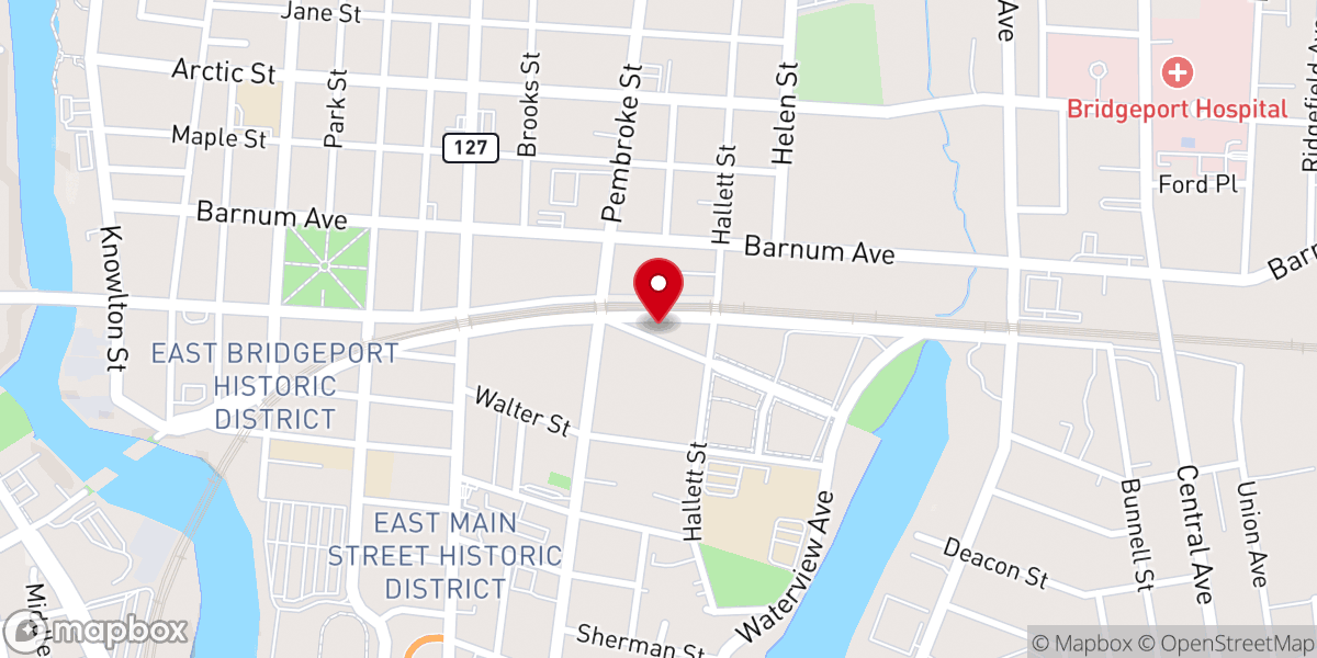 Map showing location of Saints Cyril & Methodius Catholic Church