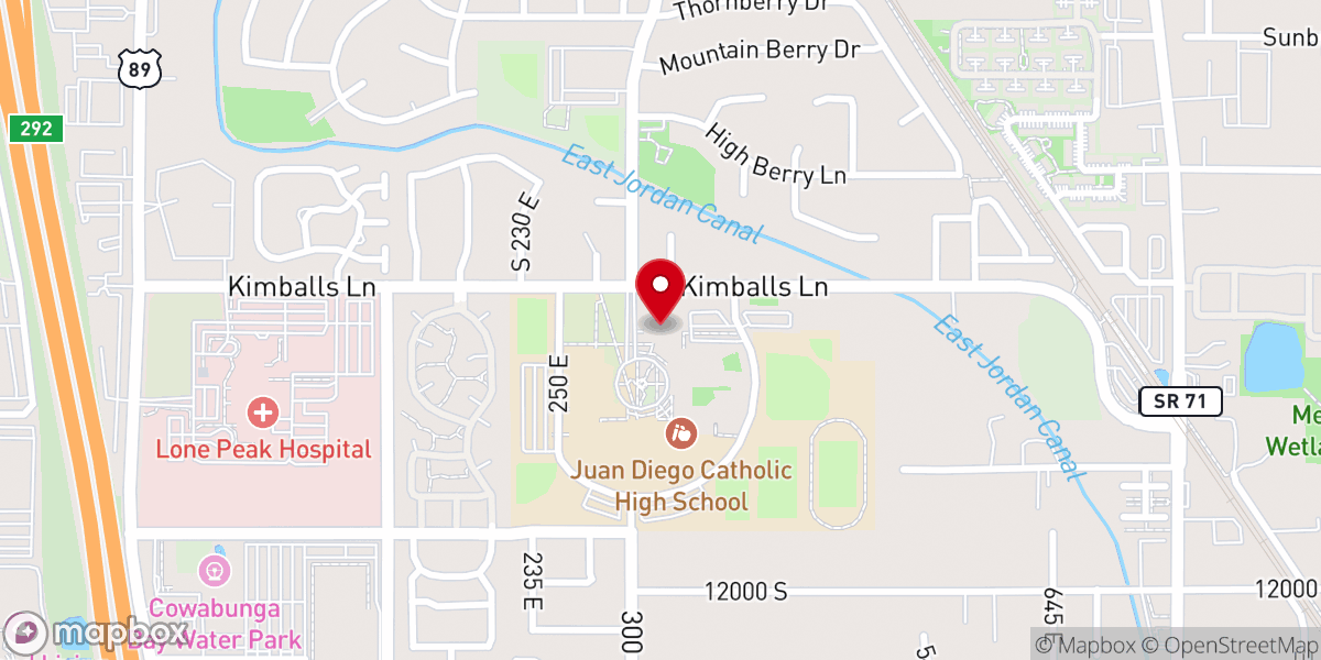 Map showing location of Knights of Columbus Council #12181