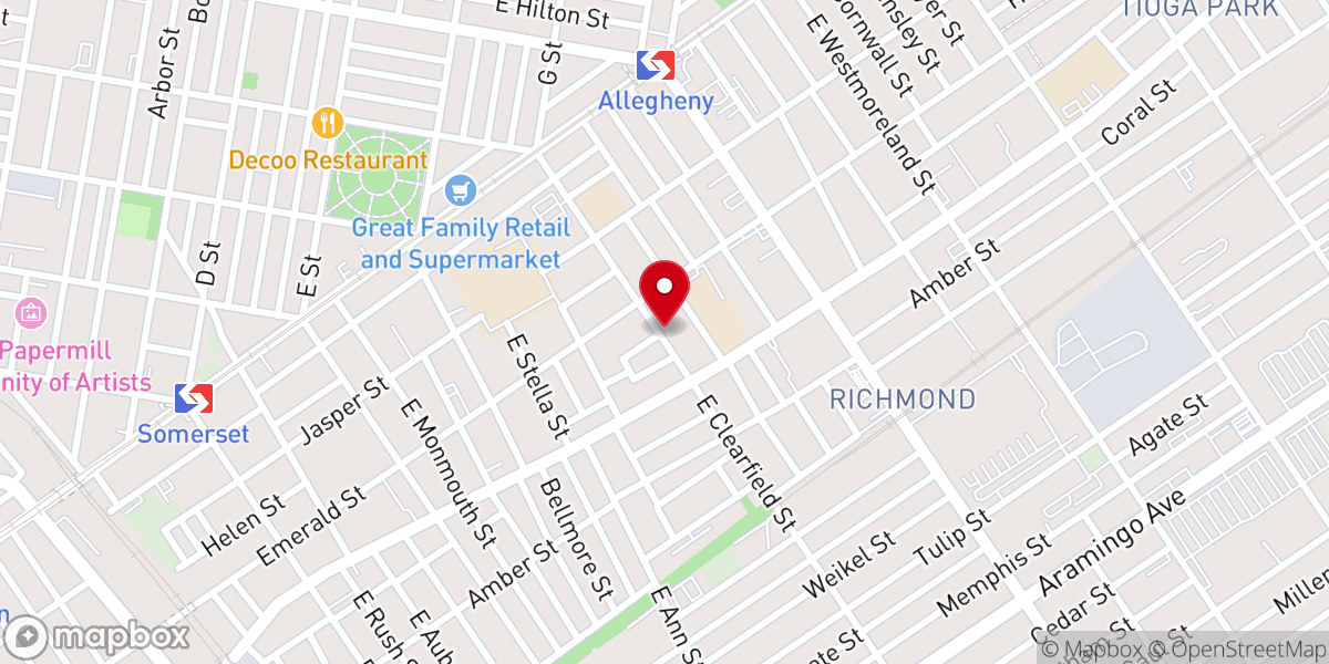 Map showing location of Saturday Sanctuary
