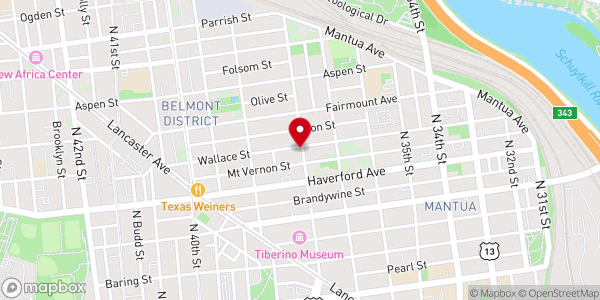 Map showing location of St Jude Baptist Church