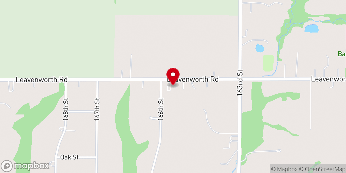 Map showing location of Church of God Ind Inc