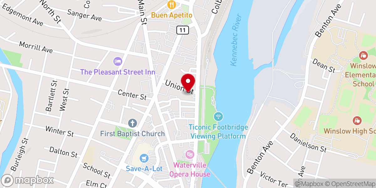 Map showing location of Set Free Church