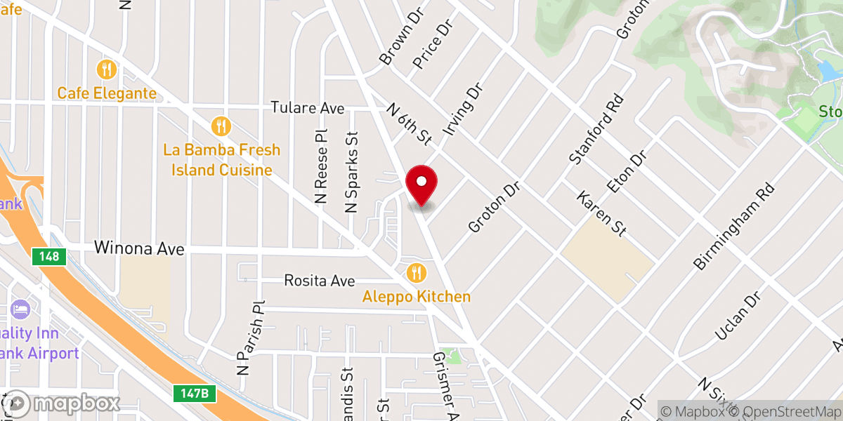 Map showing location of Community of the Risen Lord Los Angeles Inc