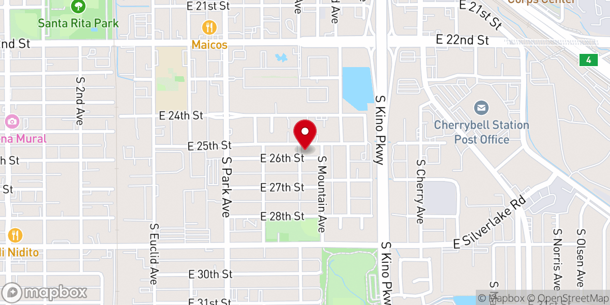 Map showing location of Morning Star Baptist Church
