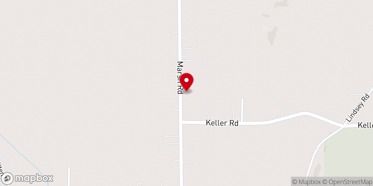 Map showing location of House of Prayer Church