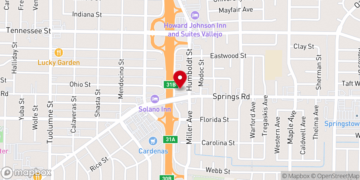 Map showing location of Tabernacle of David Missionary