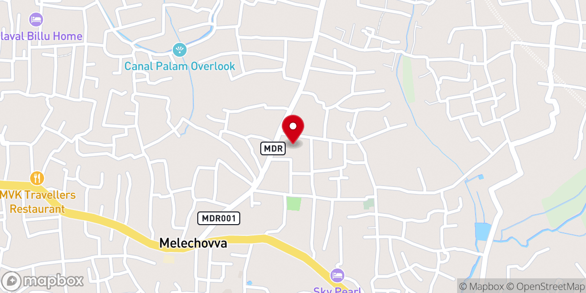 Map showing location of St. Francis Assisi Syro-Malabar Church, Melechovva