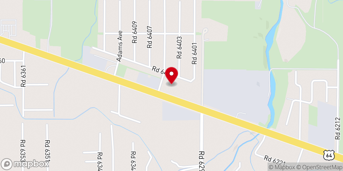 Map showing location of Ecclesia Apostolic Church