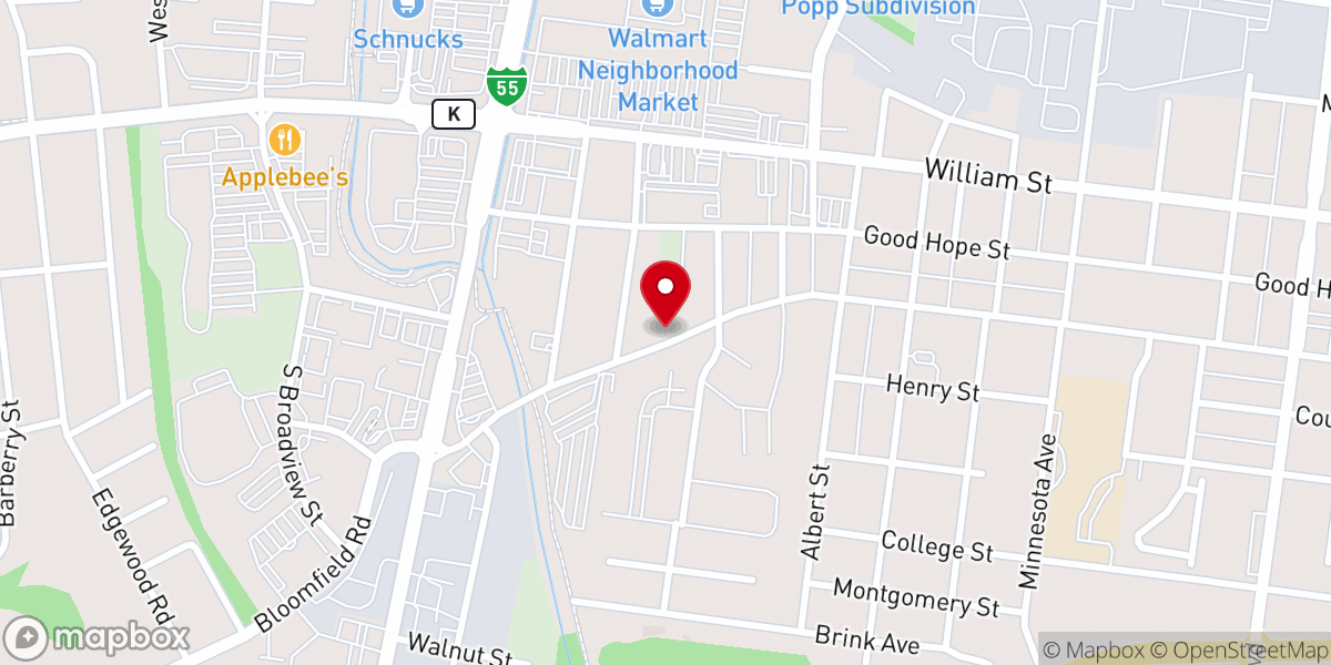 Map showing location of Cape Community Church