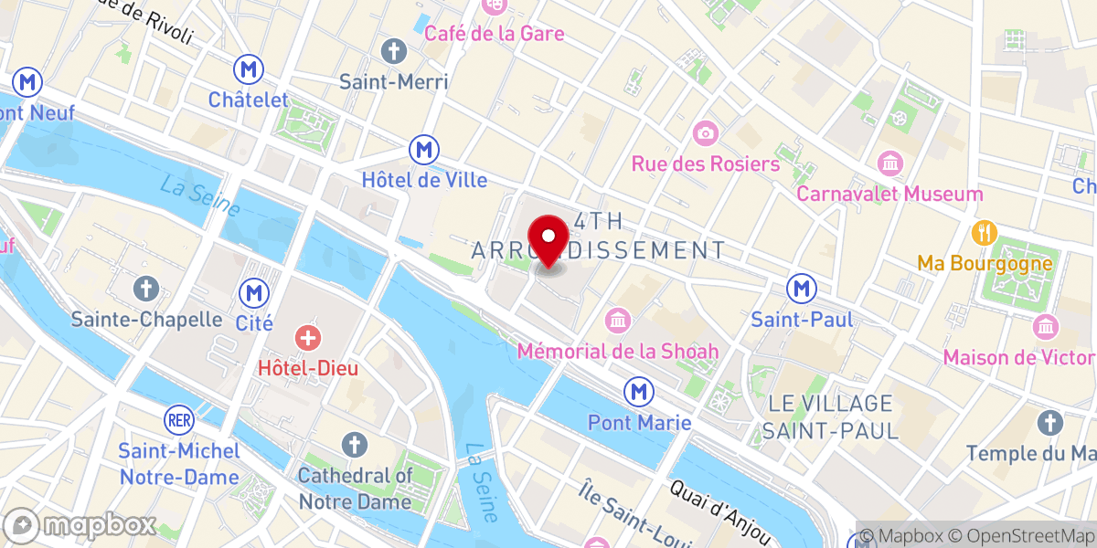 Map showing location of Église Saint-Gervais-Saint-Protais