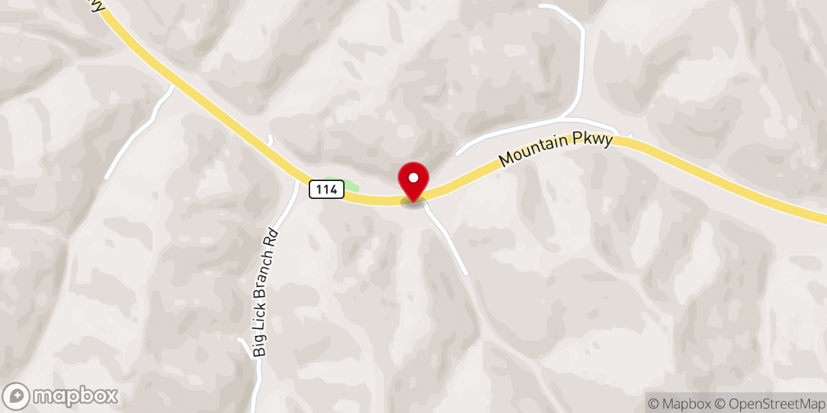 Map showing location of Pentecostal Church of God