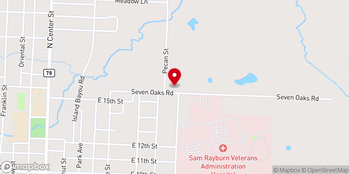 Map showing location of Seven Oaks Nursing & Rehabilitation