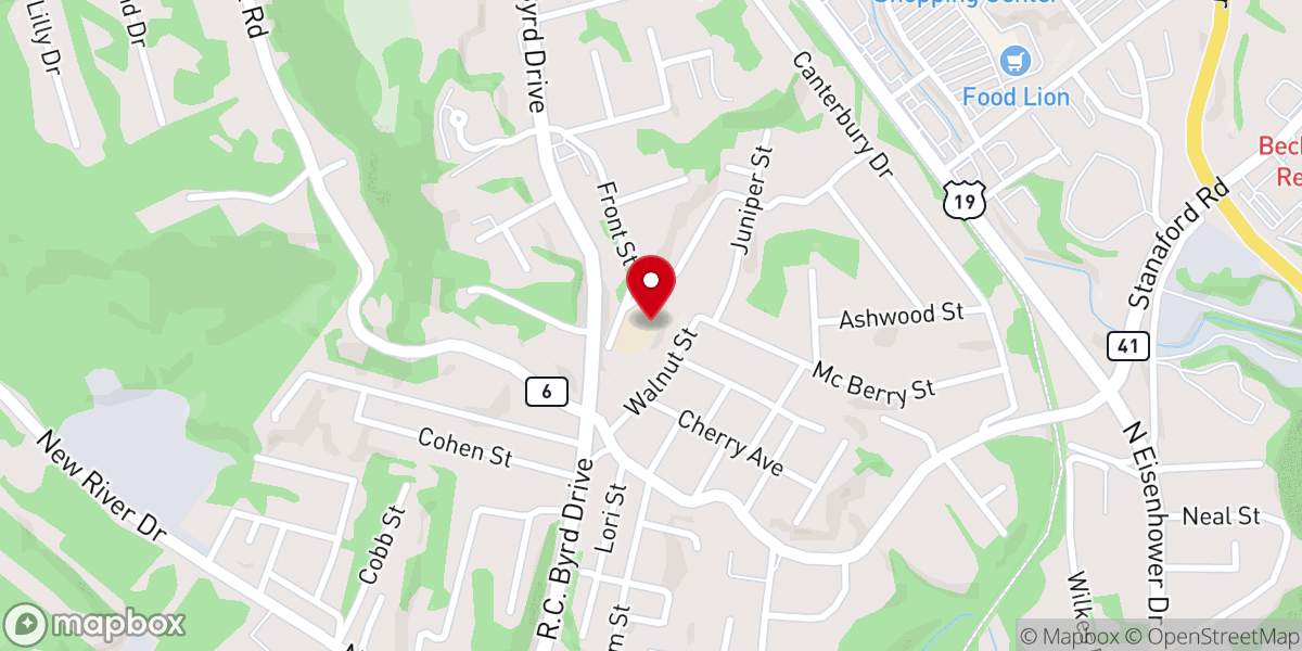 Map showing location of Teel Apostolic Church