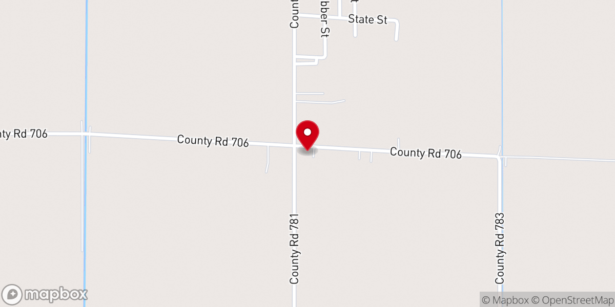 Map showing location of Mount Zion Church