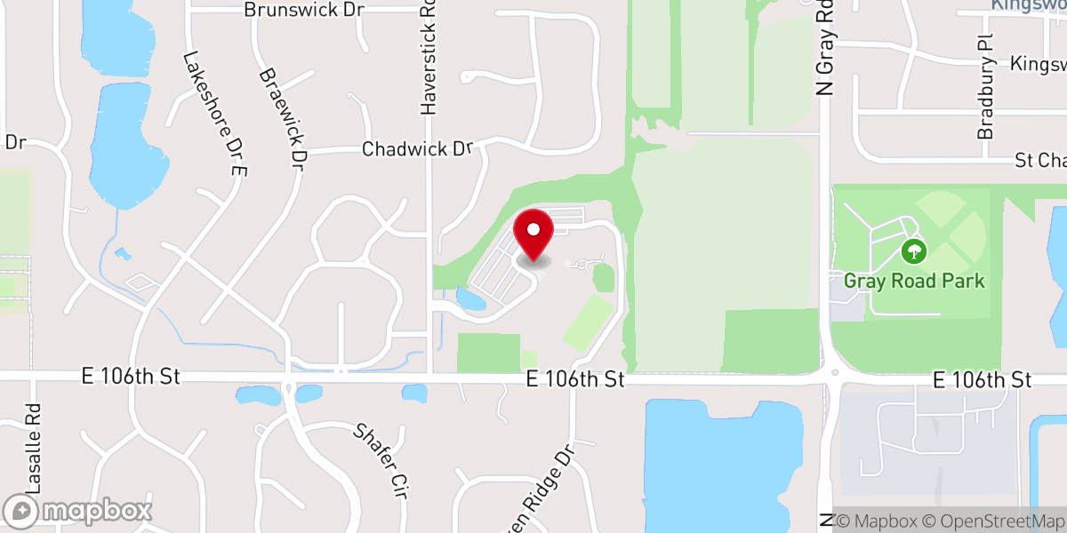 Map showing location of Seton Youth Ministry