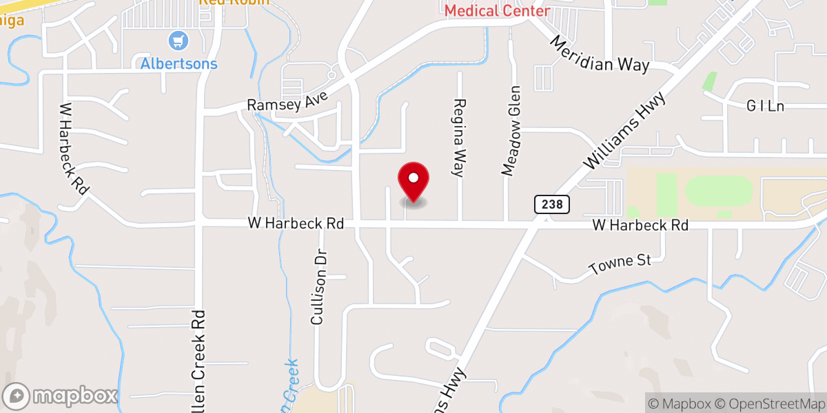 Map showing location of Pursuit Church of the Nazarene