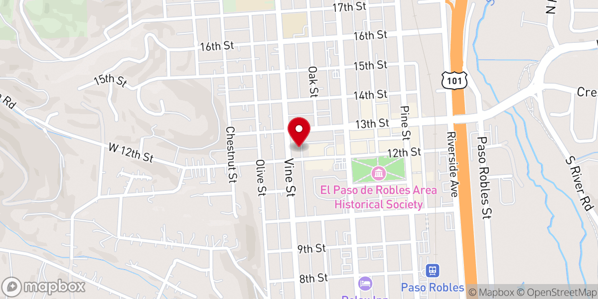 Map showing location of Dayspring Foursquare Church
