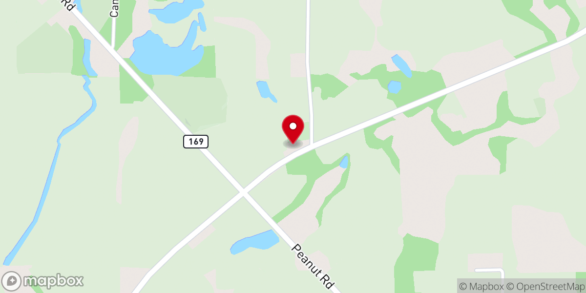 Map showing location of Springhill United Methodist Church