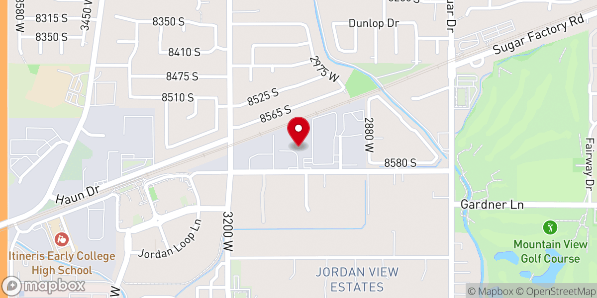 Map showing location of Youth with a Mission Salt Lake City