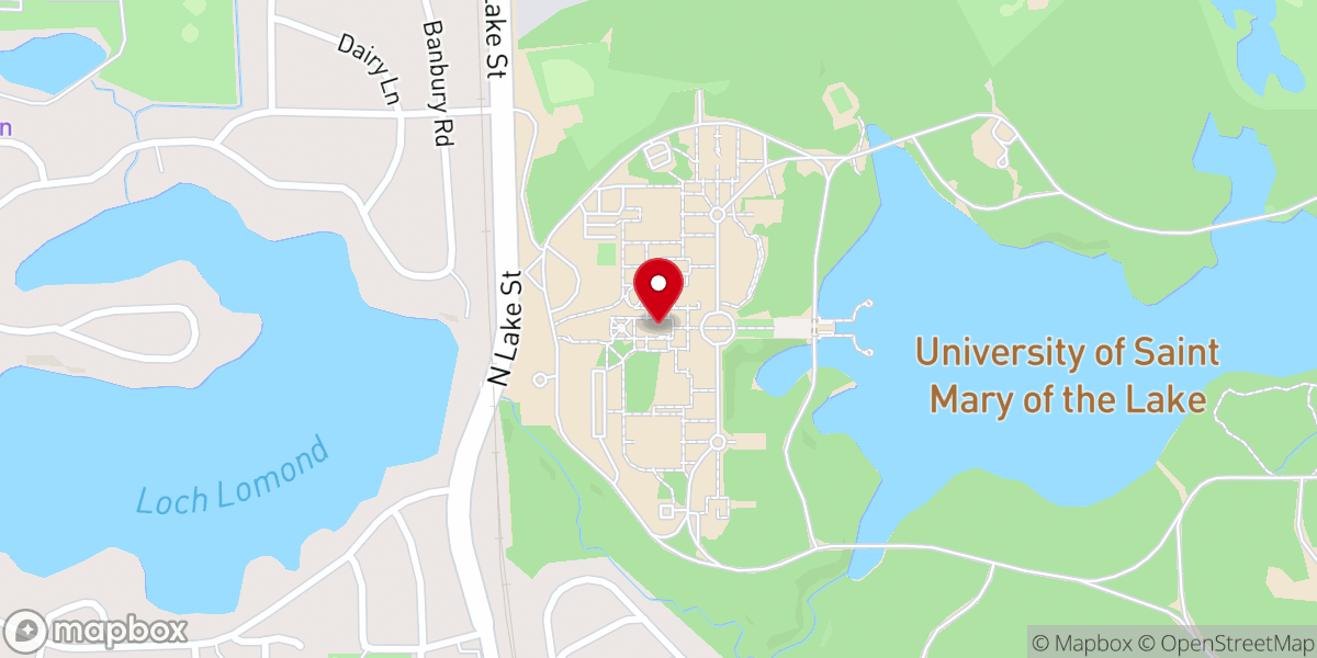Map showing location of Chapel of the Immaculate Conception at USML
