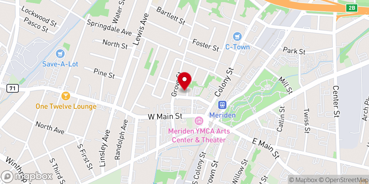 Map showing location of Iglesia de Dios Pentecostal MI