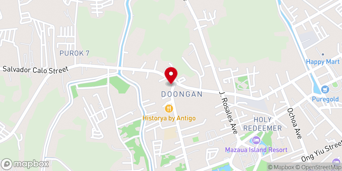 Map showing location of Blessed Hope Baptist Church - Butuan City, Agusan Del Norte
