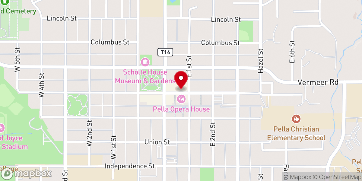 Map showing location of Immanuel Reformed Fellowship