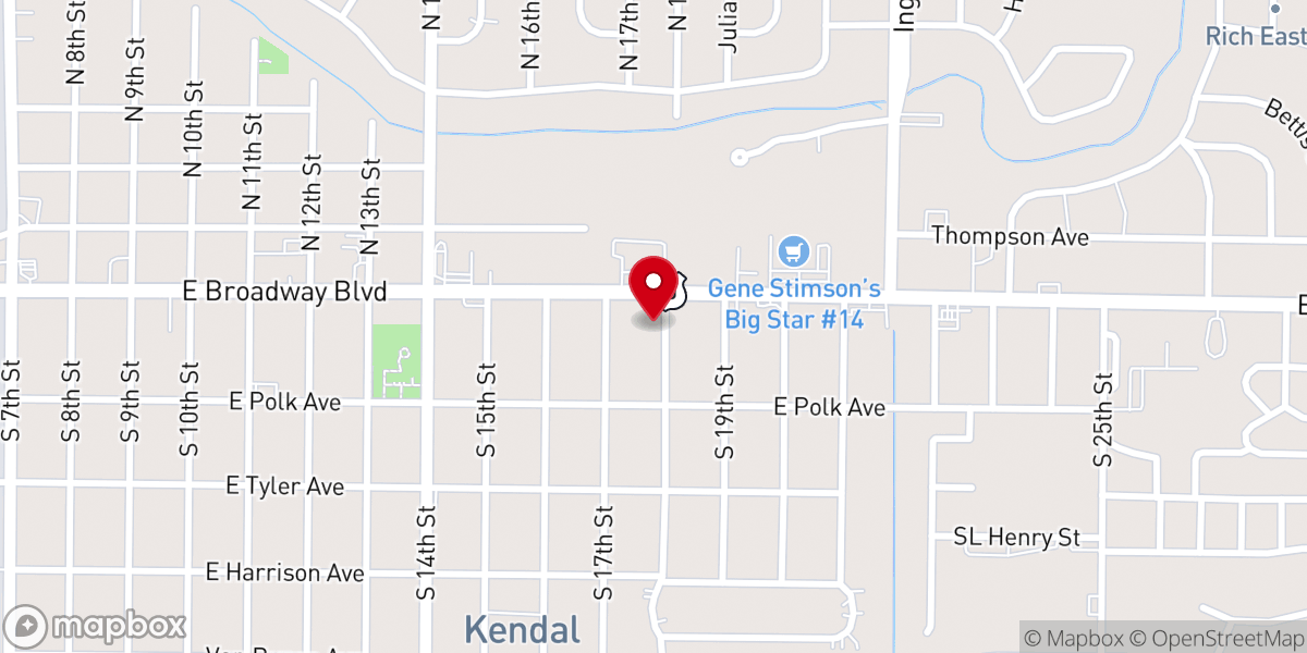 Map showing location of Eighteenth Street Mission for Jesus Christ