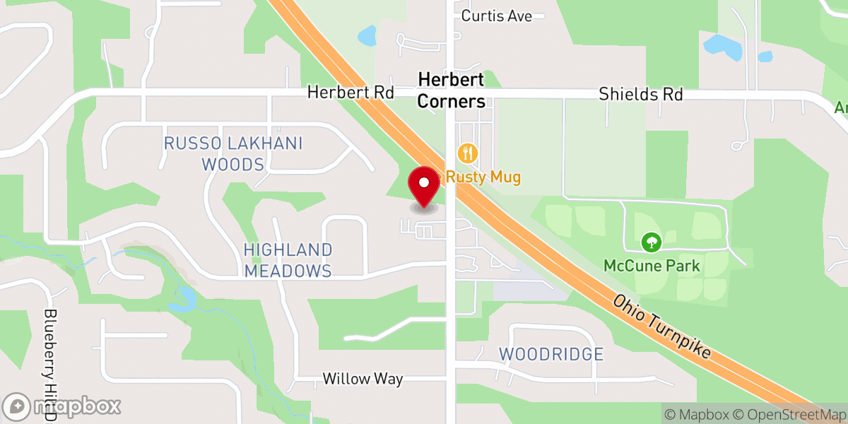 Map showing location of Lord of Life Lutheran Church